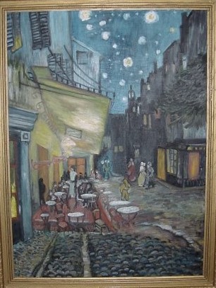 Cafe Terrace after van Gogh painting