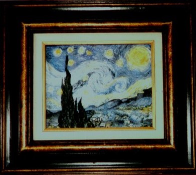 Miniature-After van Gogh painting
