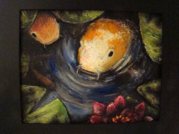 Koi Fish 1 painting