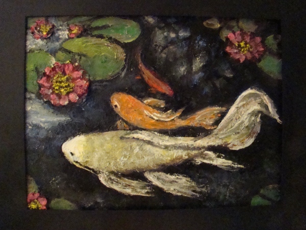 Koi Fish 3 painting